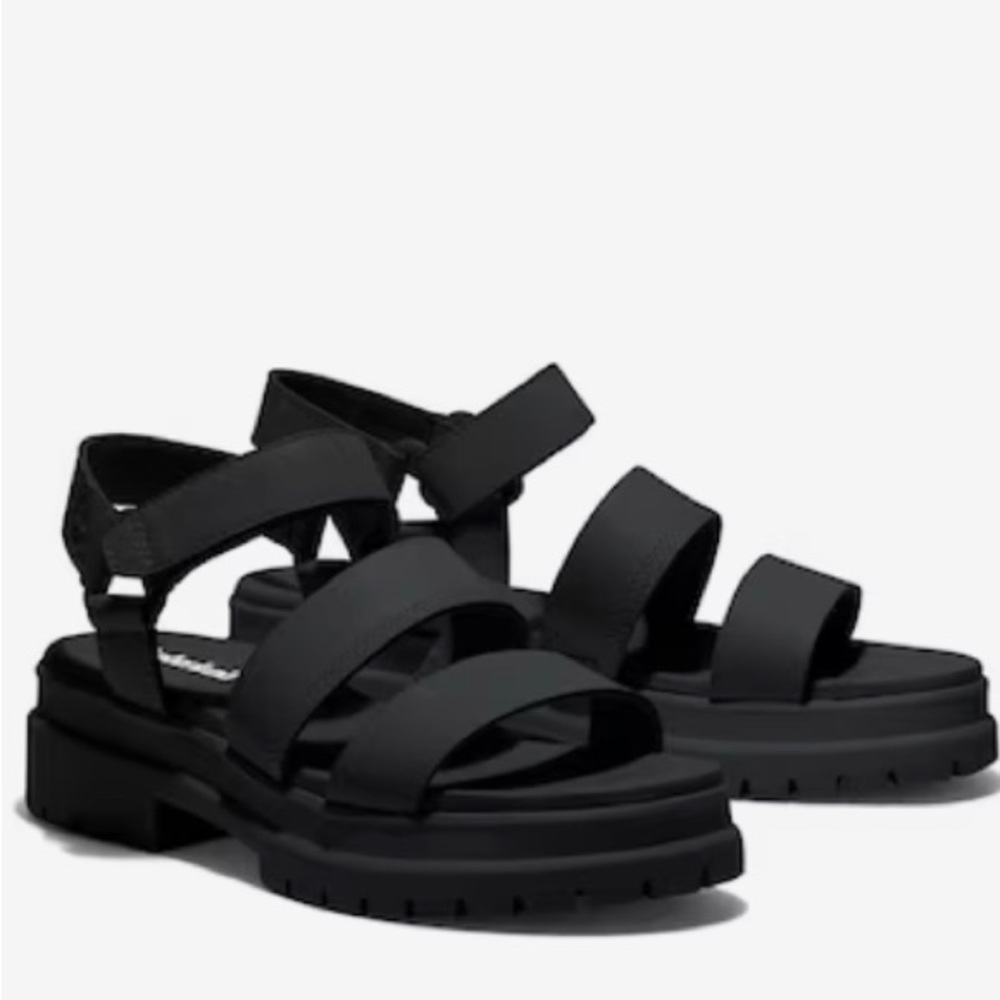 NWOT Timberland 3 Strap Black Sandal (London Vibe)